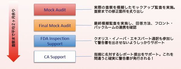 FDA 査察対応
